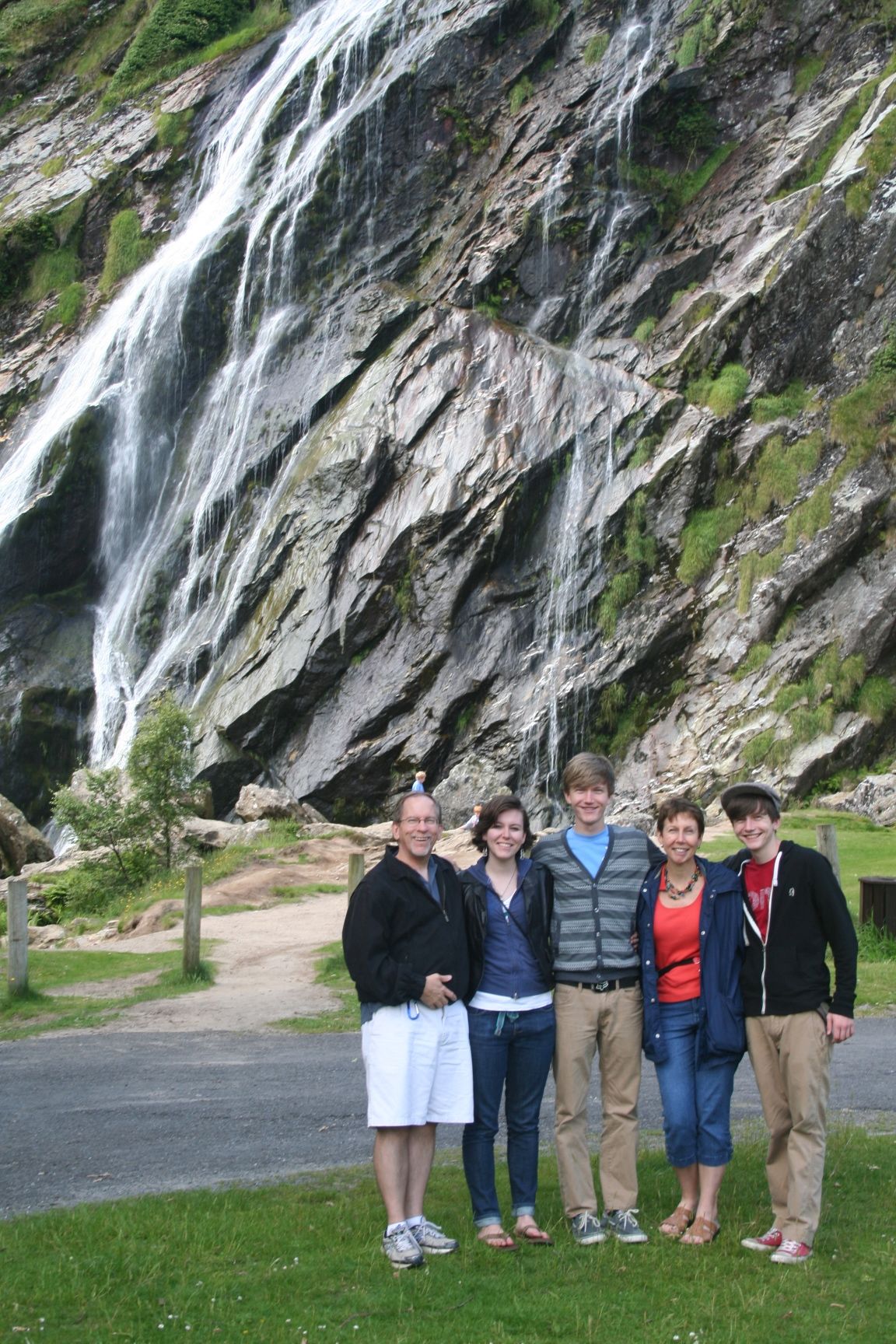 Powerscourt Falls in Enniskerry, Ireland